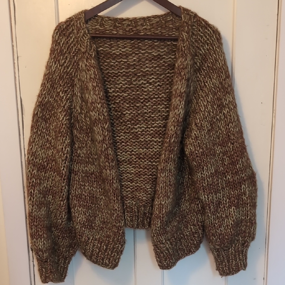 Chunky Knit Brown Sweater